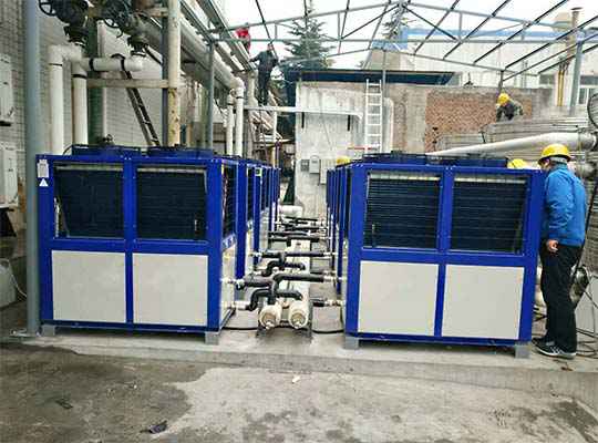 陜西寶雞軍工雷達(dá)電鍍熱泵工程案例